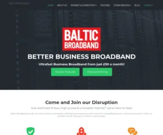 Balticbroadband.com(Baltic Broadband) Screenshot