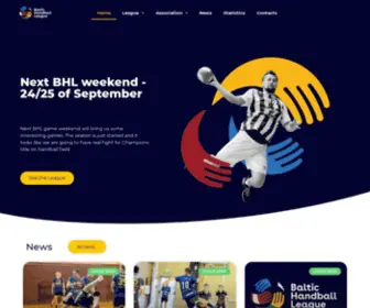 Baltichandball.net(Baltic handball) Screenshot