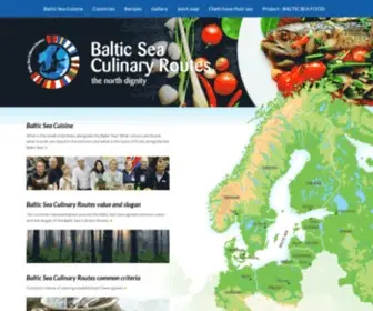 Balticseaculinary.com(Baltic Sea Culinary Routes) Screenshot