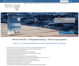 Balticsoft.de(Rechnungsprogramm & Warenwirtschaft für Großhandel) Screenshot