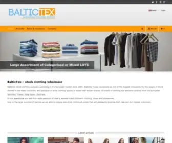 Baltictex.com(SIA Baltixtex) Screenshot