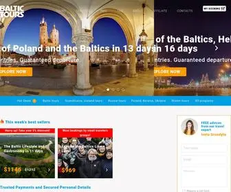 Baltictours.com(Baltic Tours) Screenshot