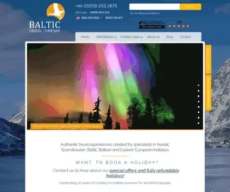 Baltictravelcompany.us(Baltic Travel Company) Screenshot