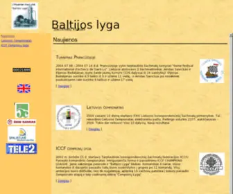 Baltijoslyga.lt(Baltijos lyga) Screenshot