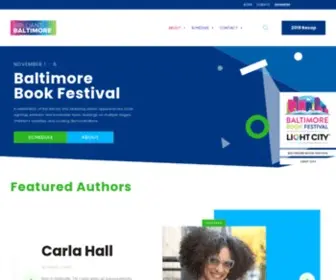 Baltimorebookfestival.org(Baltimore Book Festival) Screenshot