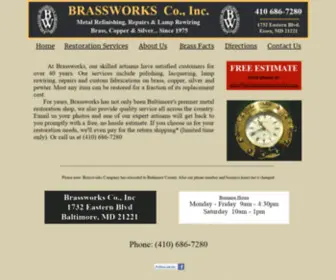 Baltimorebrassworks.com(Baltimore Brassworks) Screenshot