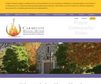 Baltimorecarmel.org(The Sacred Space of Carmel) Screenshot