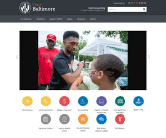 Baltimorecity.gov(City of Baltimore) Screenshot