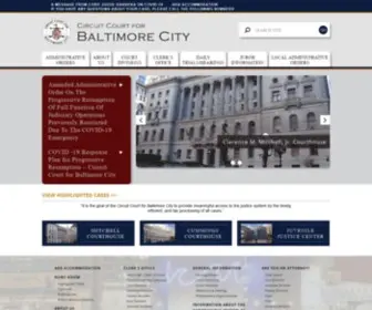 Baltimorecitycourt.org(Circuit Court For Baltimore City) Screenshot