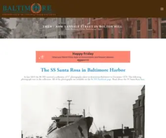 Baltimorecityhistoricalsociety.org(BCHS-Home) Screenshot