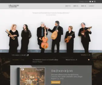 Baltimoreconsort.com(Early Music by The Baltimore Consort) Screenshot