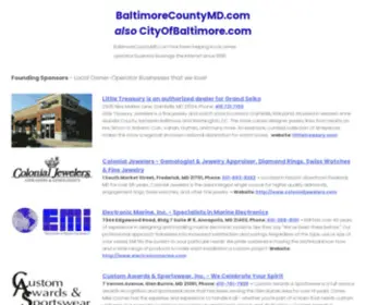 Baltimorecountymd.com(Baltimore County) Screenshot