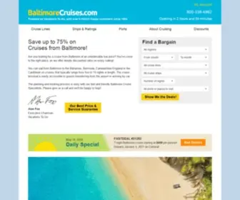 Baltimorecruises.com(Baltimore Cruises) Screenshot