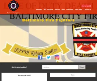 Baltimorefirefighters.net(Baltimore Fire Fighters) Screenshot