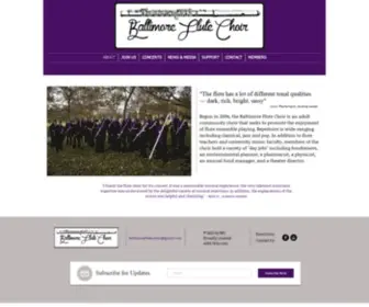 Baltimoreflutechoir.com(ABOUT) Screenshot