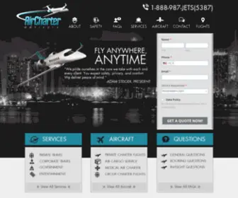 Baltimorejetcharter.com(Baltimore Jet Charter) Screenshot