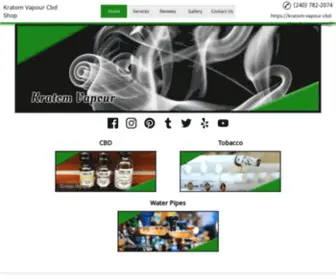 Baltimorekratom.com(Kratom KVC Shop is a CBD Shop in Baltimore) Screenshot