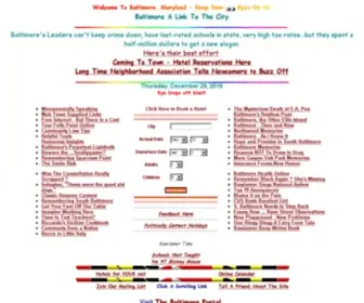 Baltimoremd.com(Baltimore MD Maryland) Screenshot