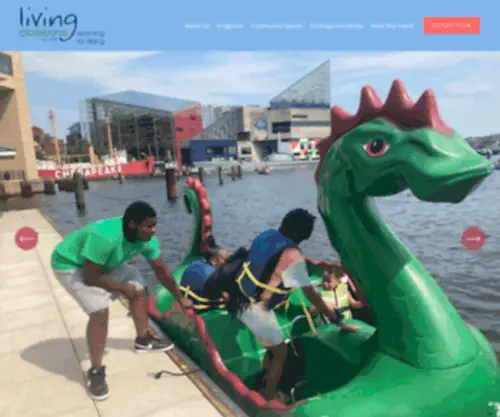 Baltimorepaddleboats.org(Living Classrooms Foundation) Screenshot