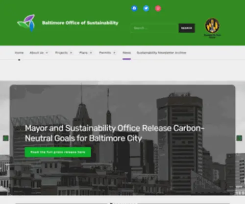 Baltimoresustainability.org(Baltimoresustainability) Screenshot