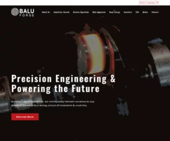 Baluindustries.com(Crankshaft Manufacturing Company in India) Screenshot