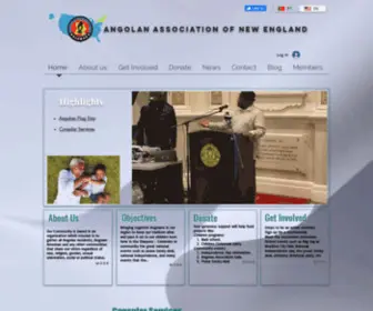 Balumukausa.com(Angolan Association) Screenshot