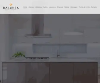 Balunek.com.ar(Cocinas y vestidores) Screenshot