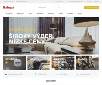 Balupa.sk(Svietidlá) Screenshot