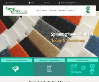 Balusamyb.com(Royal Yarns Coimbatore Private Limited) Screenshot