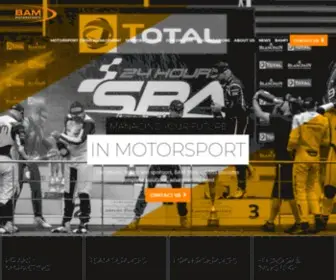 Bam-Promo.com(Motorsports PR & Marketing) Screenshot