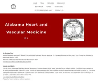 Bamaheartdoc.com(Alabama Heart and Vascular Medicine) Screenshot