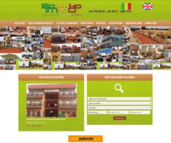 Bamako-Immobilier.com(Bamako Immobilier) Screenshot