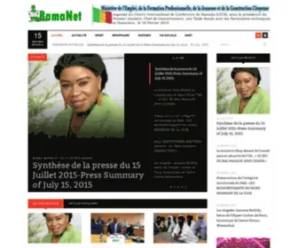 Bamanet.net(Le Mali en continue) Screenshot