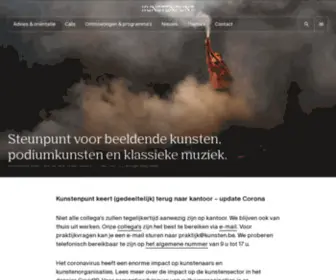 Bamart.be(Kunstenpunt) Screenshot