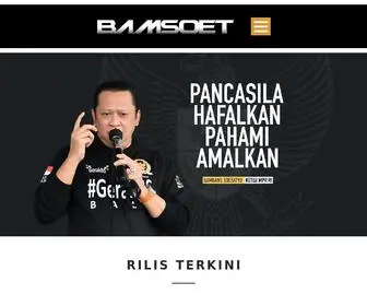 Bambangsoesatyo.info(Bambang Soesatyo) Screenshot