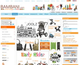 Bambani.com(Phil&teds) Screenshot