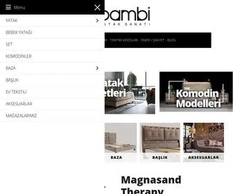 Bambi.com.tr(Türkiye'nin en iyi yatak firması. Bambi Yatak online mağazamızın(store)) Screenshot