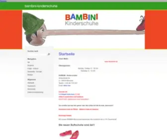 Bambini-Kinderschuhe.com(Krabbelschuhe) Screenshot