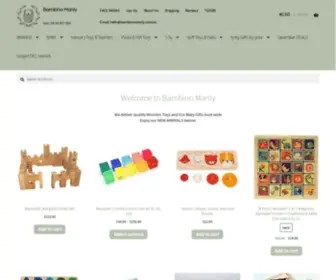 Bambinomanly.com.au(Beautiful Toys) Screenshot