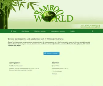 Bamboeplanten.com(Bamboe kwekerij Winterswijk) Screenshot