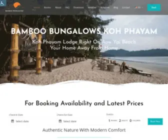 Bamboo-Bungalows.com(Bamboo Bungalows Koh Phayam Hotel & Lodge) Screenshot