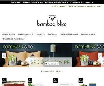 Bambooblisssheets.com(Bamboo) Screenshot