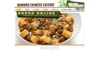 Bamboochinesecuisinela.com(Bamboo Chinese Cuisine) Screenshot