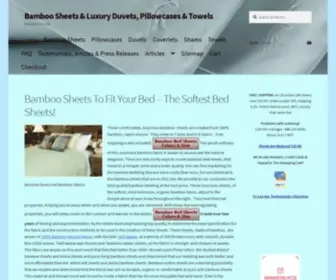 Bambooforlife.com(The Best Bamboo Sheets & Pillowcases) Screenshot