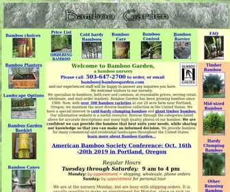 Bamboogarden.com(Bamboo Garden) Screenshot