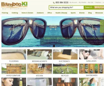 Bambooki.com(Bamboo Products & Green Eco Friendly Products Online) Screenshot