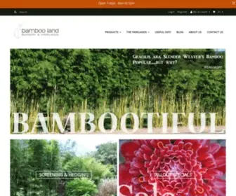 Bambooland.com.au(Bamboo Land Nursery and Parklands) Screenshot