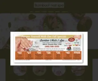 Bamboonailspa.com(Bamboo Nail Spa) Screenshot