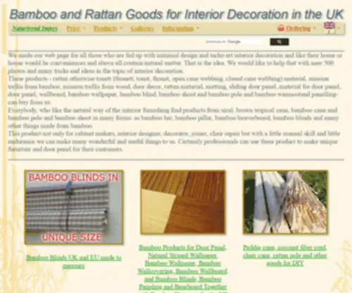 Bamboorattancane.co.uk(Carving Wood) Screenshot
