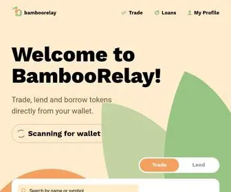 Bamboorelay.com(Bamboo Relay) Screenshot